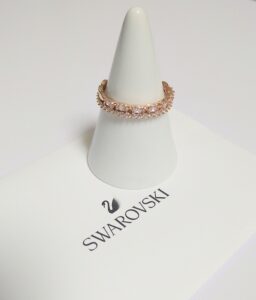 スワロフスキーリング重ね付け