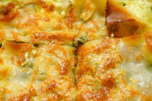 白菜グラタンの焼き目