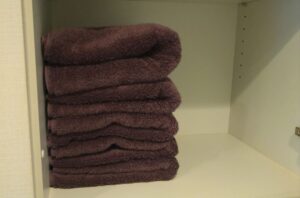 棚に収納した状態