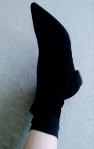 ショートブーツから3㎝出す履き方